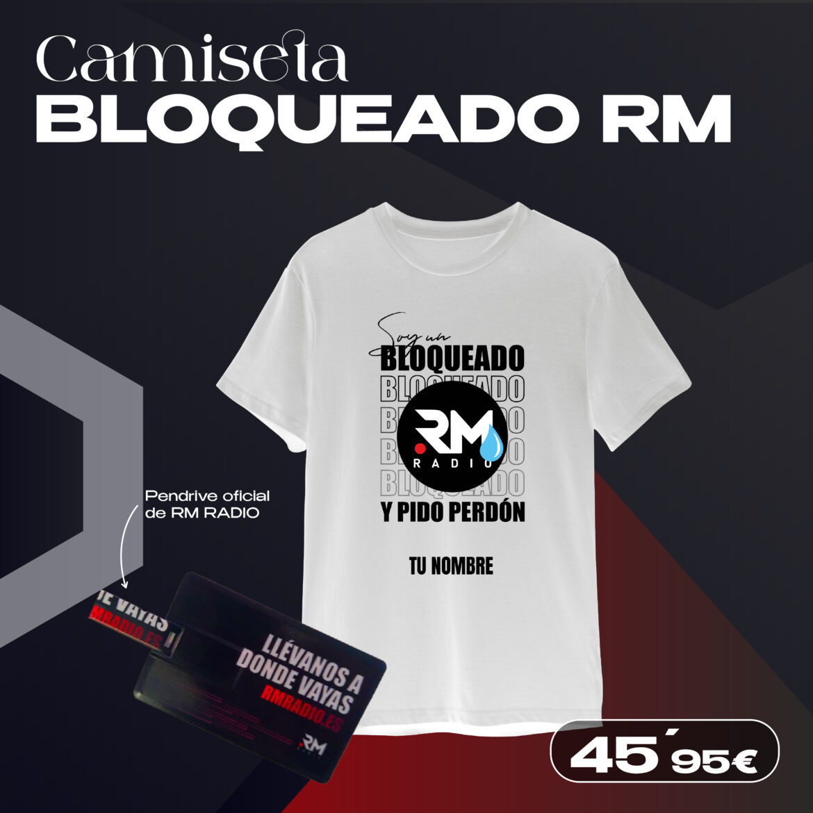 CAMISETA BLOQUEADO RM